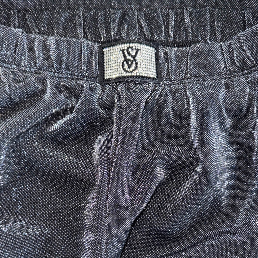 Victoria's Secret Black Sparkle Pajama set - Picture 5 of 5